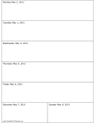 Calendar for Week of 05/02/2011 calendar